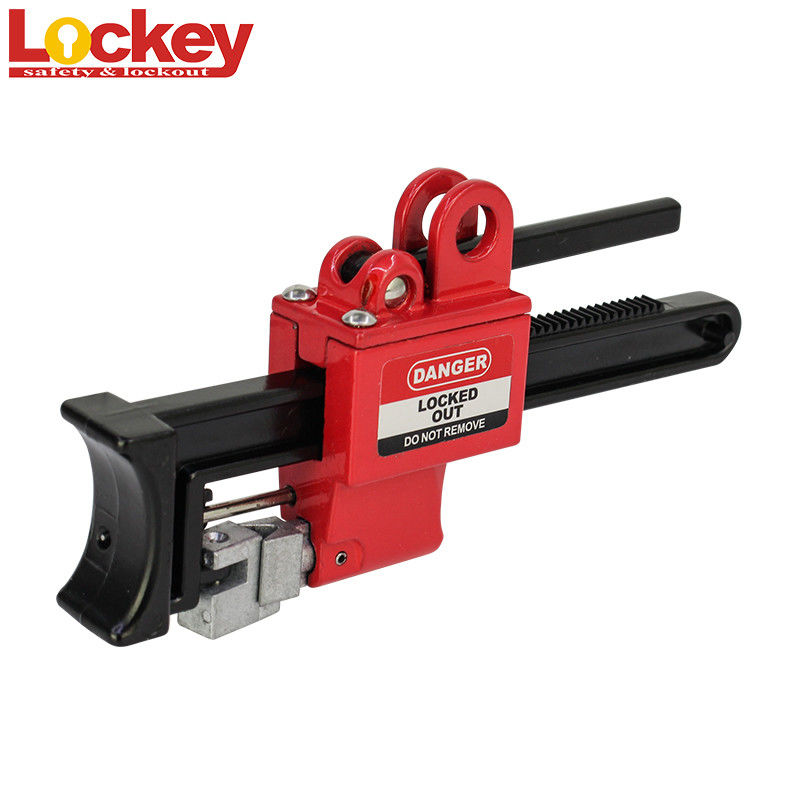 Lockey Industrial Universal Ball Valve Lockout Devices Zinc Alloy With 1 Padlock
