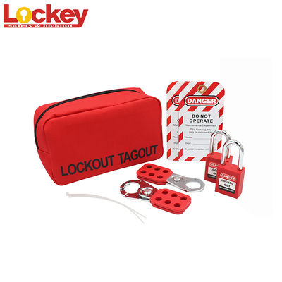 กลุ่มบำรุงรักษา Loto Safety Loto Lockout Kit ชุดอุปกรณ์ไฟฟ้ารับประกัน 1 ปี